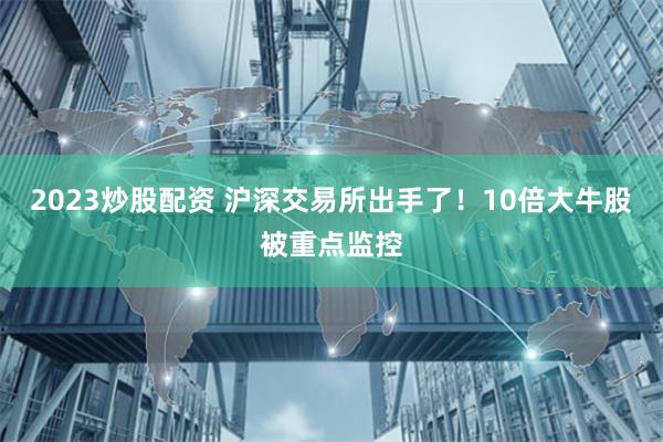 2023炒股配资 沪深交易所出手了！10倍大牛股被重点监控